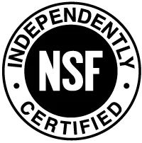 NSF International certified badge